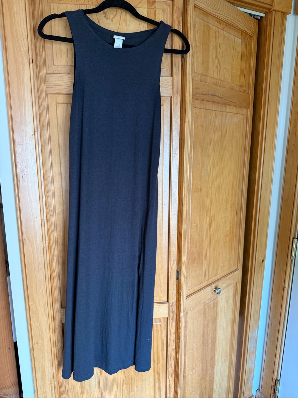 H&M Black Sleeveless Maxi Dress